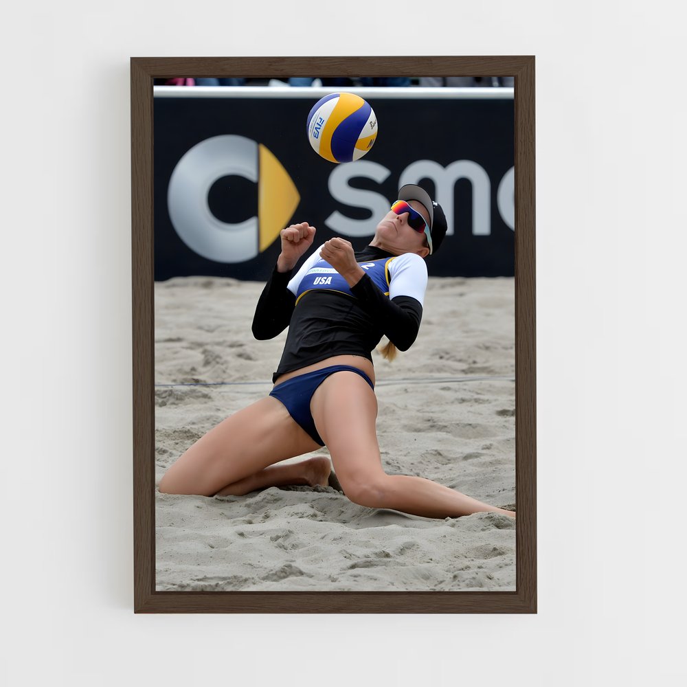 Poster Beach Spirit – affiche Beach-volley (vue 5)
